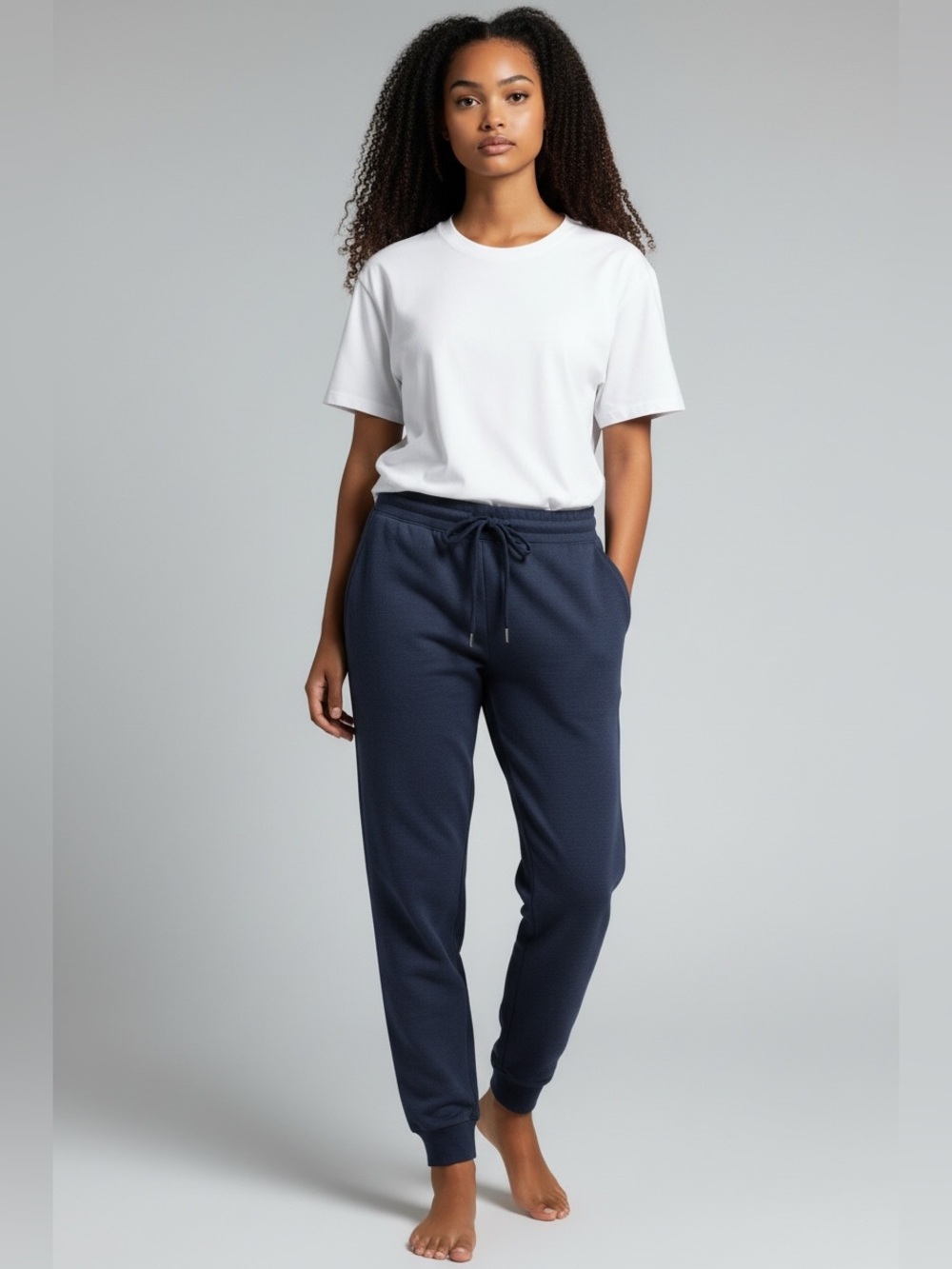 Wilfred free Women's Navy Drawstring Jogger Pants